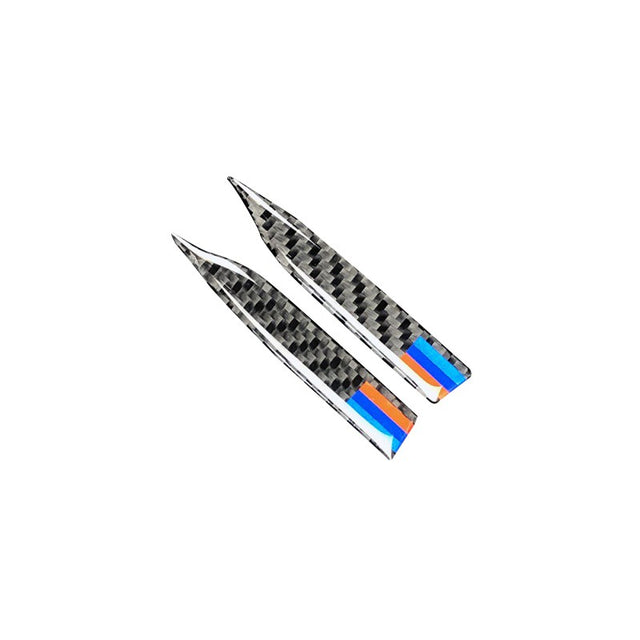 Rear view mirror anti rub carbon fiber strips