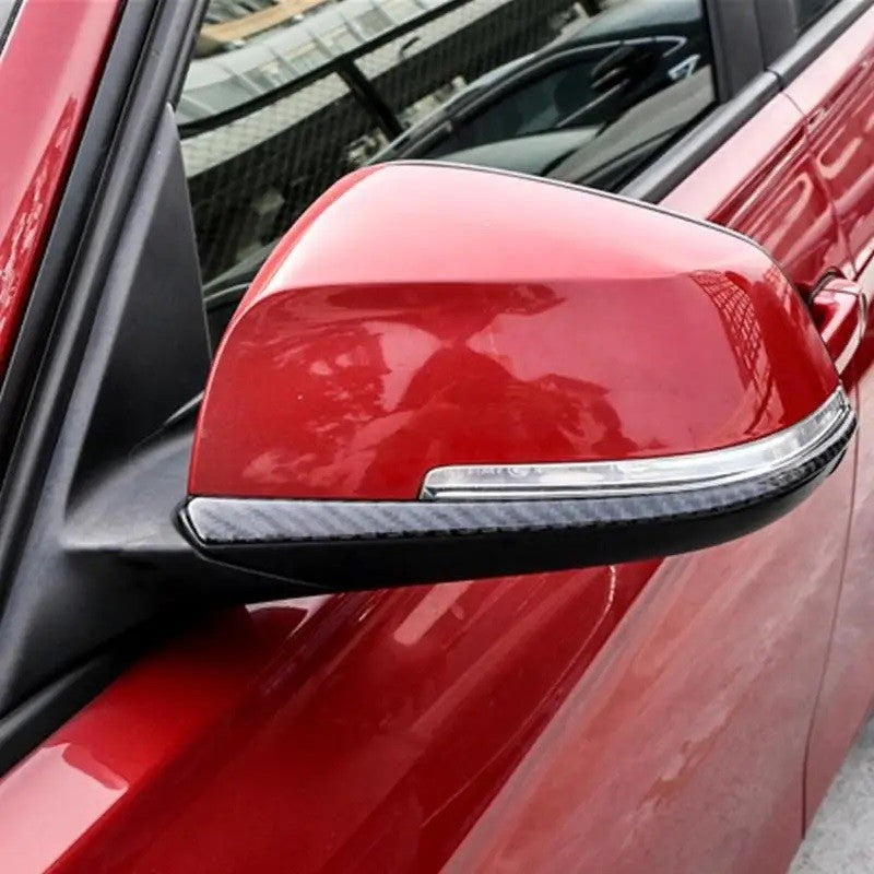 Rear view mirror anti rub carbon fiber strips F20 F22 F30 F32