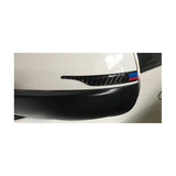 Rear view mirror anti rub carbon fiber M color strips