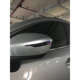 Rear view mirror anti rub carbon fiber M color strips