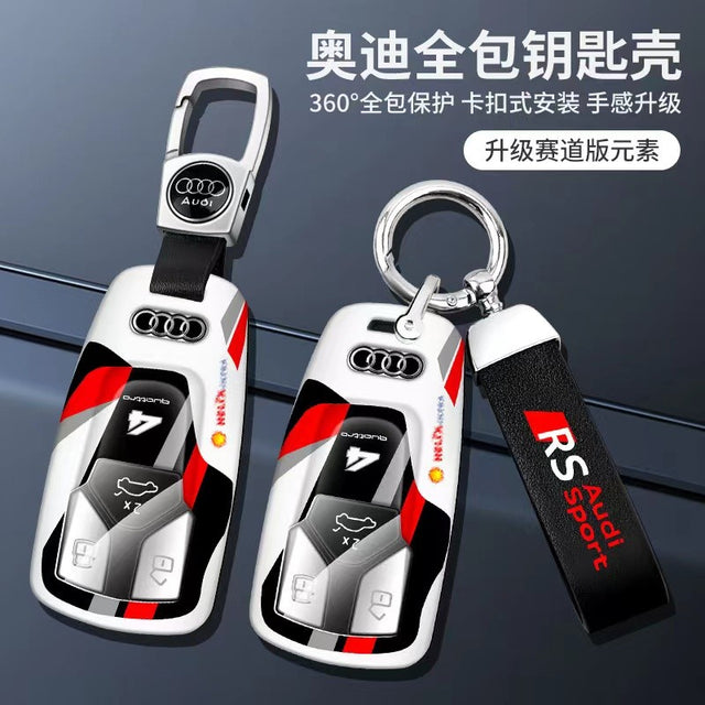 RS Audi sport key cover with key chain (C)