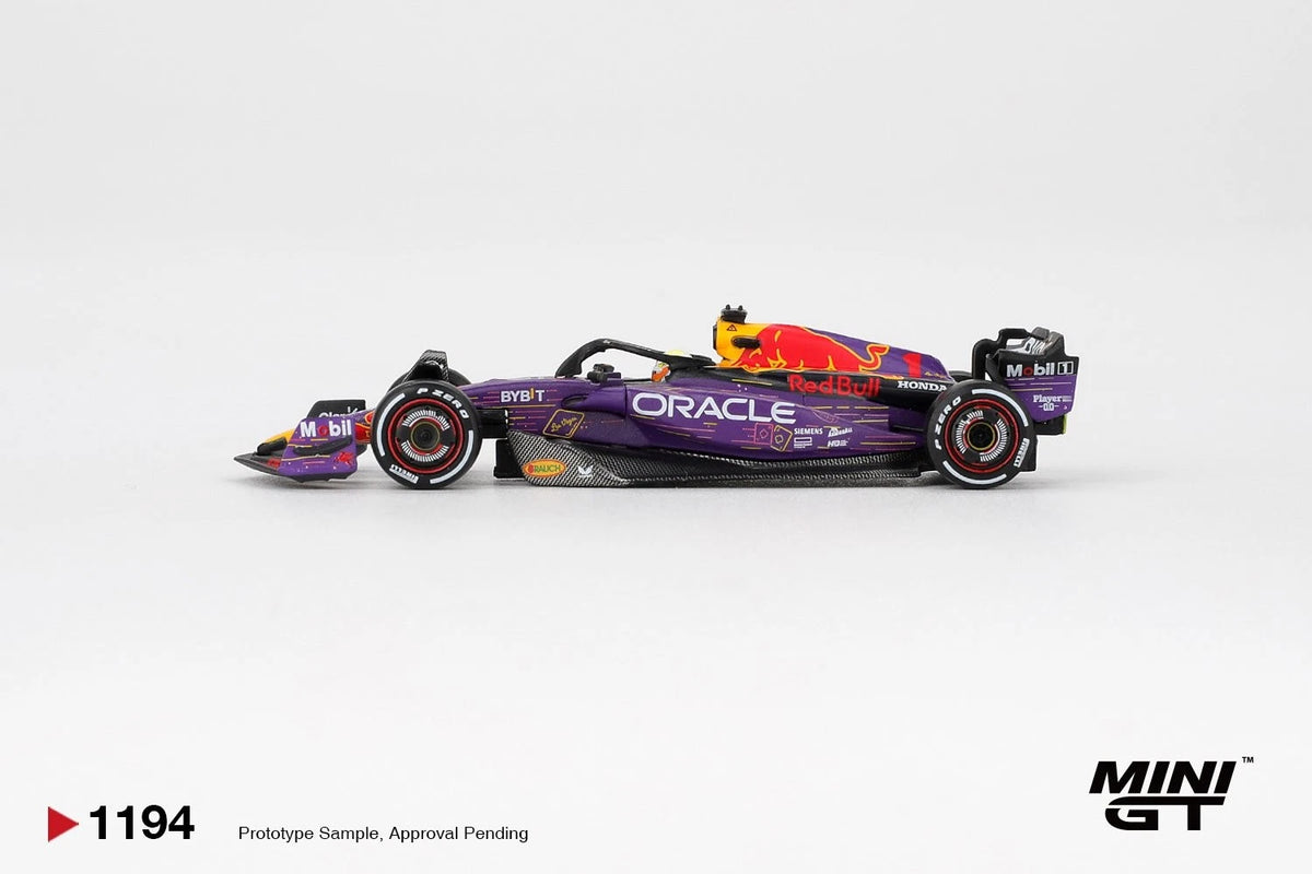 Mini GT – Oracle Red Bull RB19 No1 Max 2023 Winner – product view 2