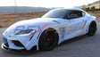 Supra GR 2020+ V2 Carbon Fiber Splitter + Side Skirt extensions + Rear Bumper Side Spats