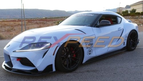 Supra GR 2020+ V2 Carbon Fiber Splitter + Side Skirt extensions + Rear Bumper Side Spats