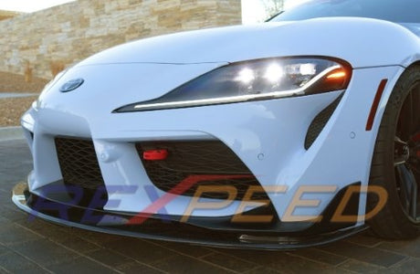 Supra GR 2020+ V2 Carbon Fiber Splitter + Side Skirt extensions + Rear Bumper Side Spats