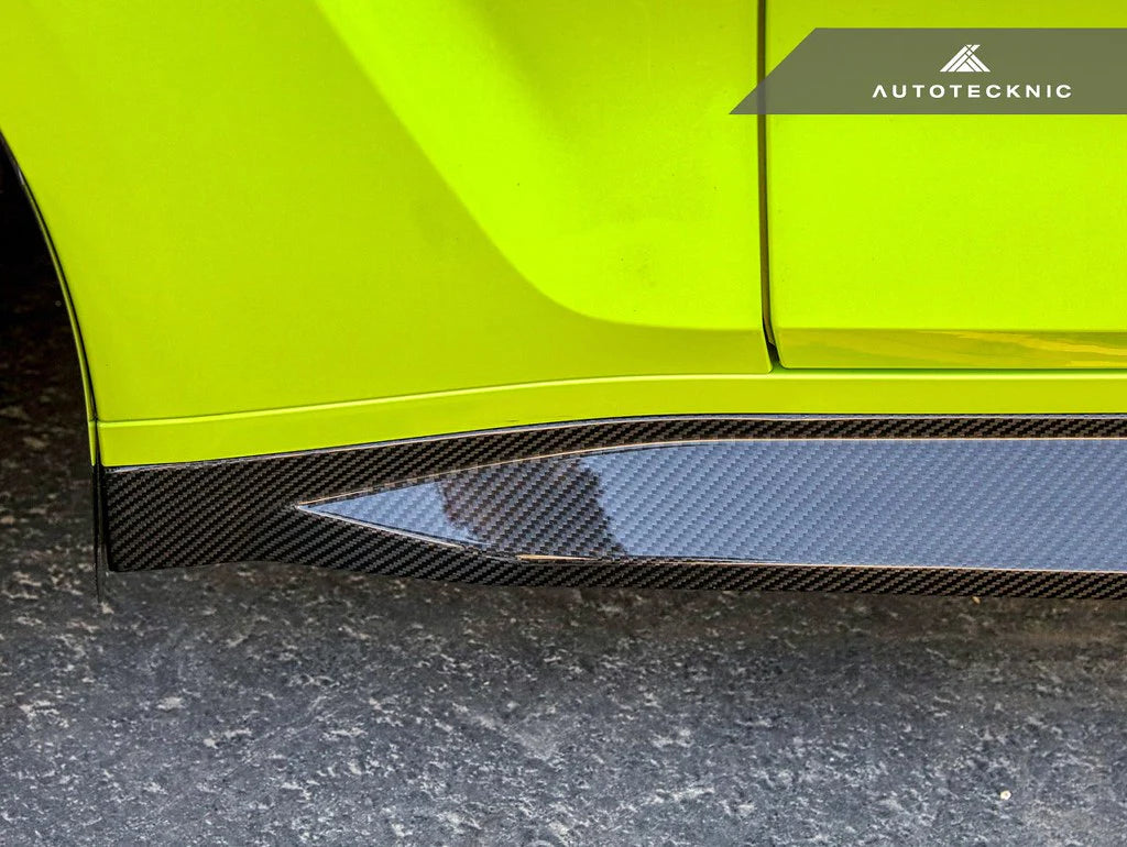 AutoTecknic G8X M3 / M4 Dry Carbon Performante Side Skirt Set