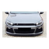 Scirocco R KS-style carbon fiber front lip