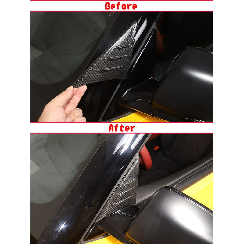 Toyota Supra A90 carbon fiber wind deflector