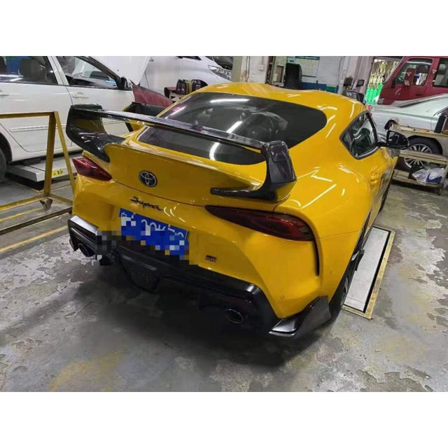 Toyota Supra A90 Hunter style carbon fiber boot spoiler