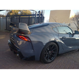 Toyota Supra A90 Hunter style carbon fiber boot spoiler