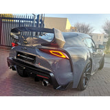 Toyota Supra A90 Hunter style carbon fiber boot spoiler