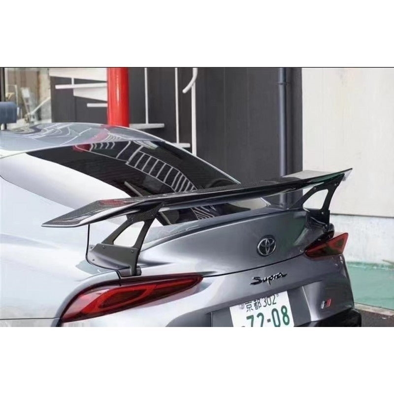 Toyota Supra A90 Voltex style carbon fiber boot spoiler