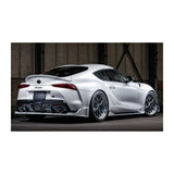 Toyota Supra A90 MZ Speed-style 5pcs carbon fiber diffuser