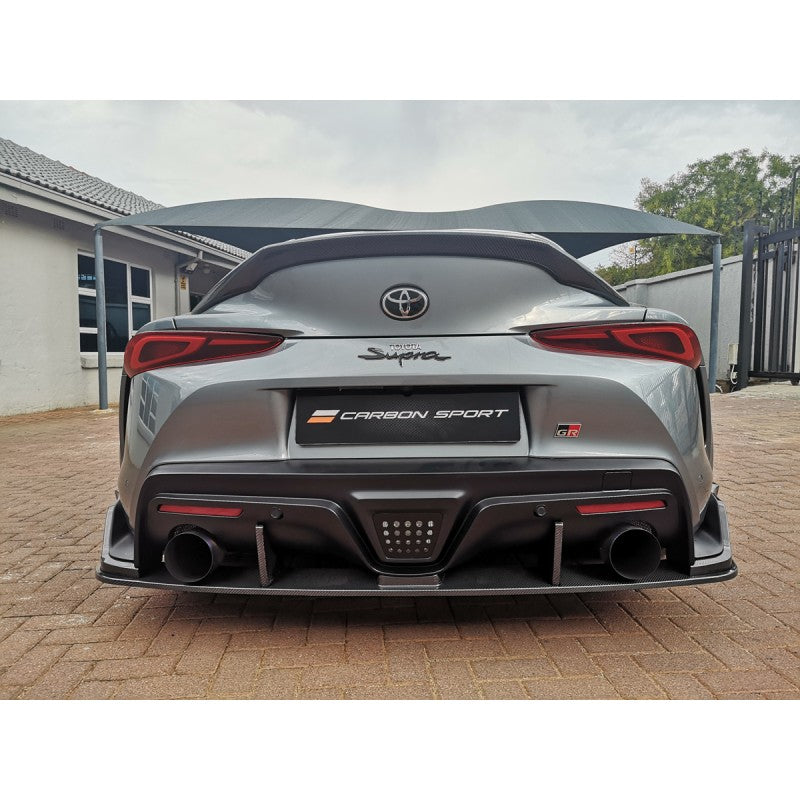 Toyota Supra A90 MZ Speed-style 5pcs carbon fiber diffuser