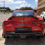 Toyota Supra A90 V style carbon fiber boot spoiler