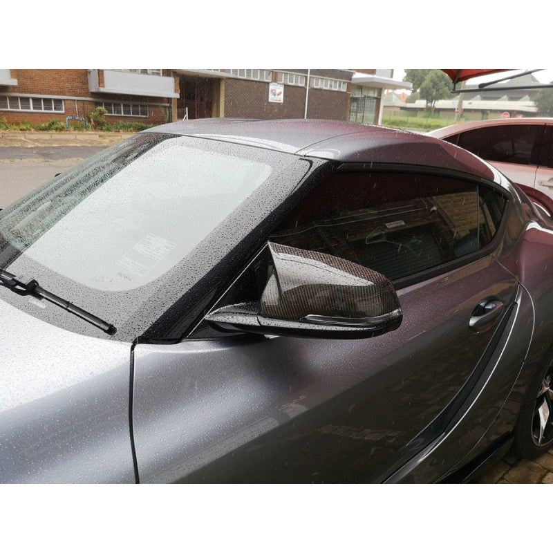 Toyota Supra A90 carbon fiber mirror cover