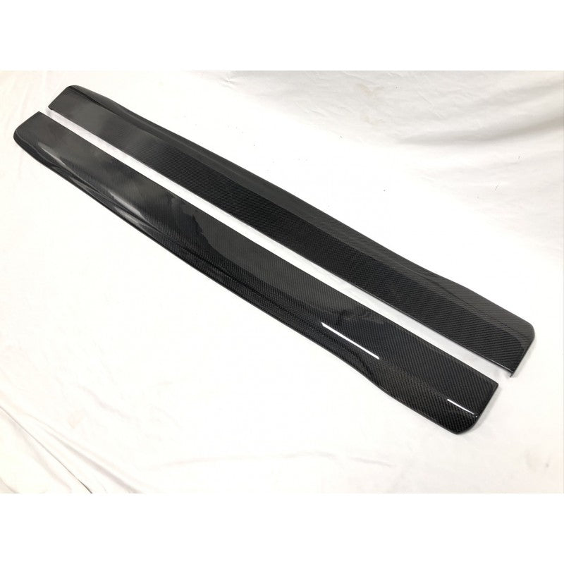 Toyota Supra A90 DPS-style carbon fiber side skirts