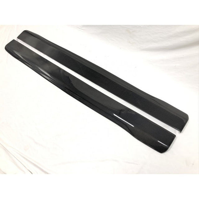 Toyota Supra A90 DPS-style carbon fiber side skirts