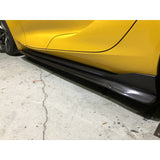Toyota Supra A90 DPS-style carbon fiber side skirts