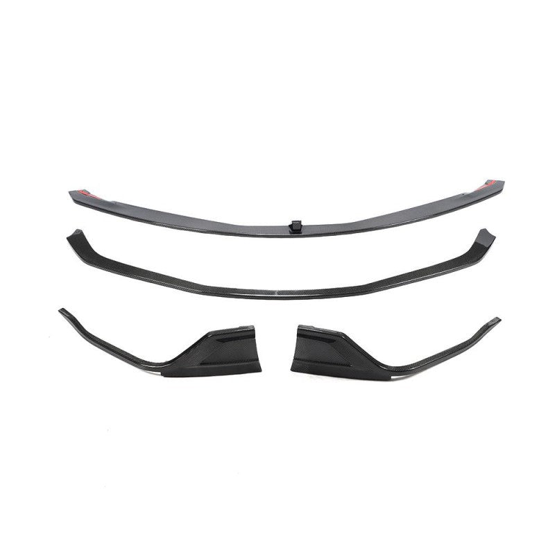 Toyota Supra A90 MZ speed-style 4pcs carbon fiber front lip