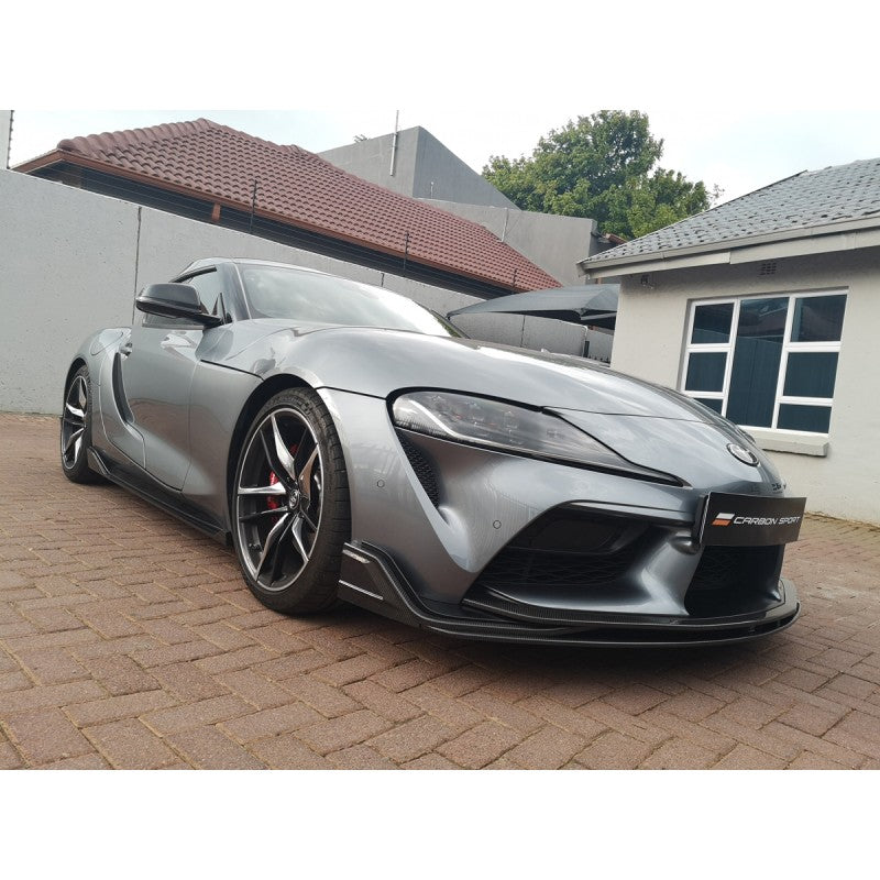 Toyota Supra A90 MZ speed-style 4pcs carbon fiber front lip