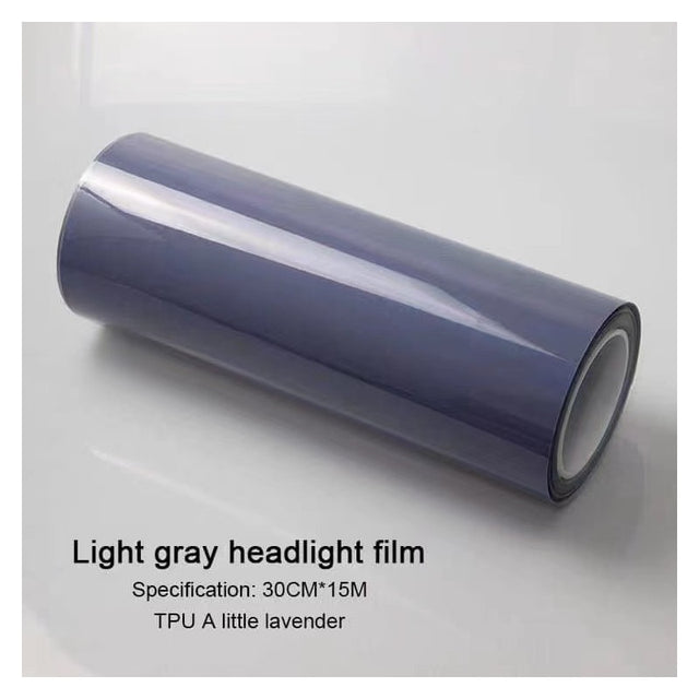 TPU Headlight PPF protection film - light grey (per metre)