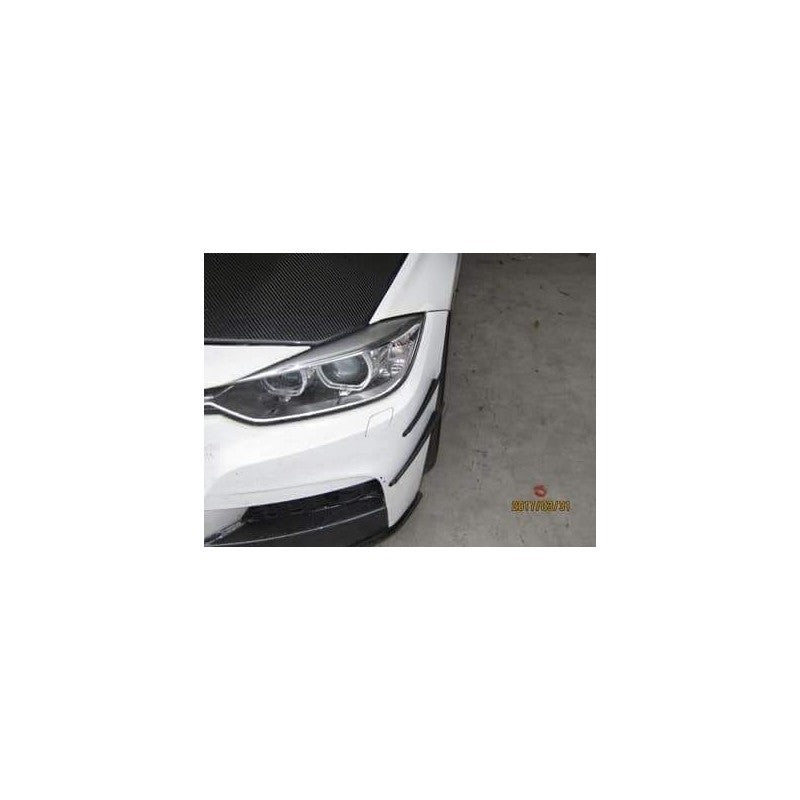 Universal front bumper canards 2pcs/set