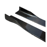 Universal JDM-style carbon fiber side skirt extension