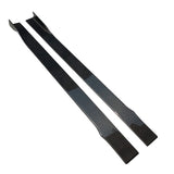 Universal JDM-style carbon fiber side skirt extension