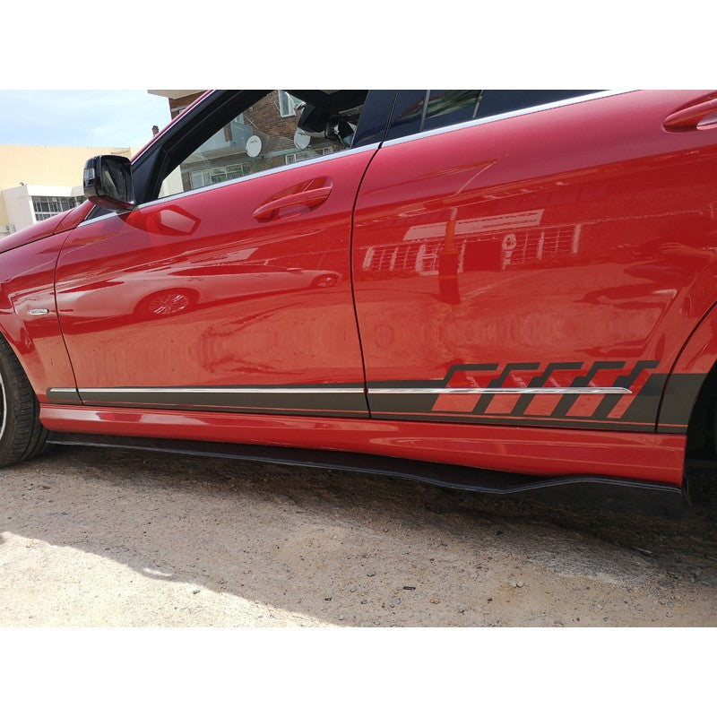 Universal side skirt extension 218cm w/wing