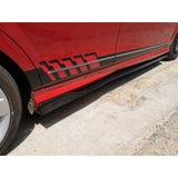 Universal side skirt extension 218cm w/wing