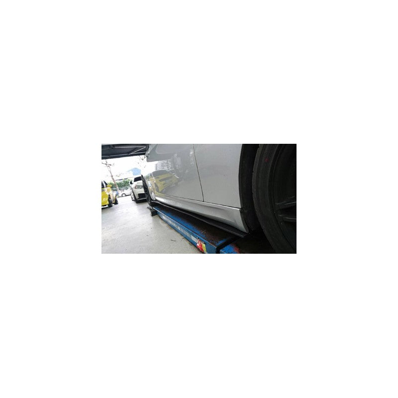 Universal side skirt extension (Flat matt-black)