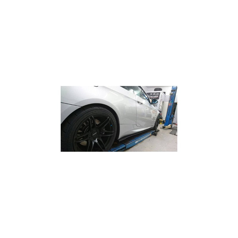 Universal side skirt extension (Flat matt-black)