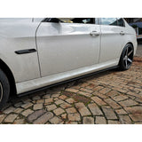Universal side skirt extension (Flat matt-black)