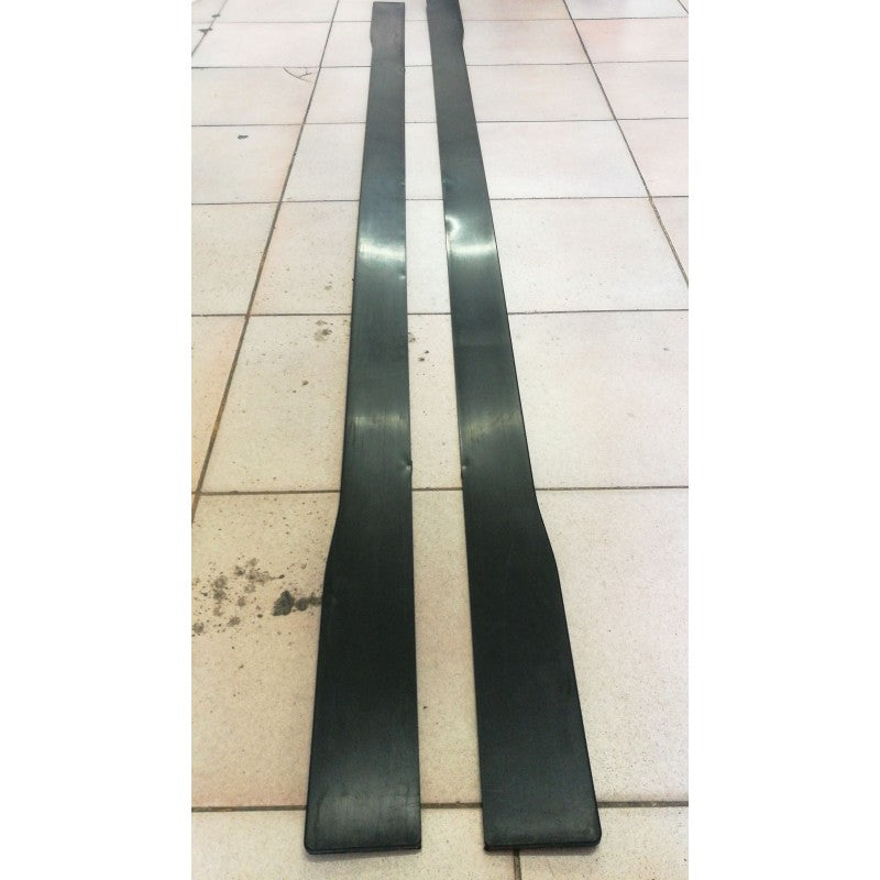 Universal side skirt extension (Flat matt-black)