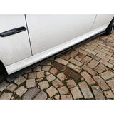 Universal side skirt extension (Flat matt-black)