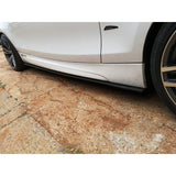Universal side skirt extension (Flat matt-black)