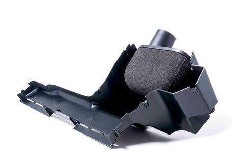 RacingLine R600 intake with lid removed showing the Trifoam filter
