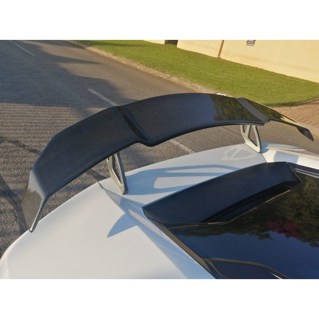 V style carbon fiber GT wing