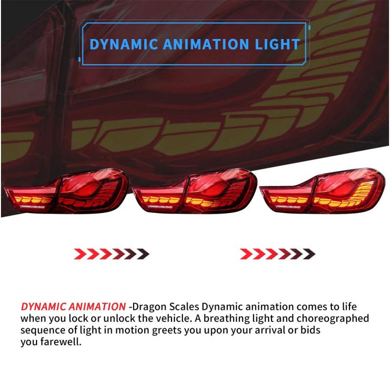 F32 F82 M4 OLED tail light (Vland)