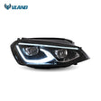 VW Golf 7 projector LED head light (Vland)