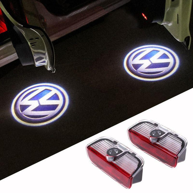 VW welcome door light