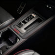 OMB Central Control Gear Shift Panel Cover – Leather Red Stitch with GTI