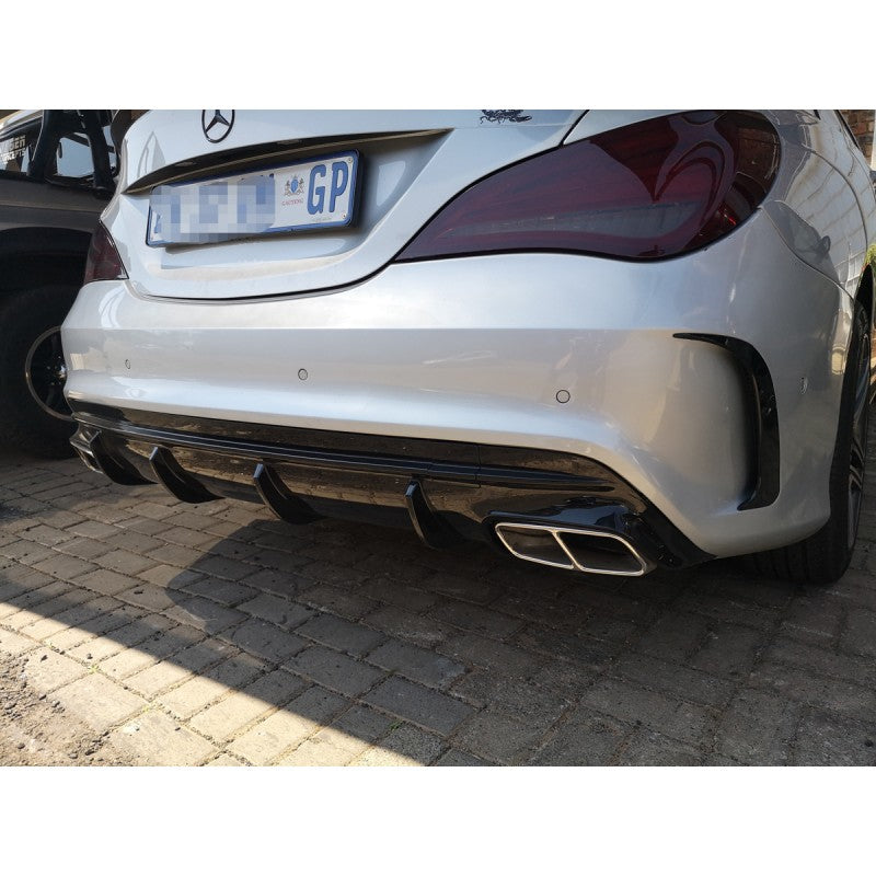 W117 CLA AMG rear diffuser w/tailpipe