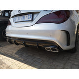 W117 CLA AMG rear diffuser w/tailpipe
