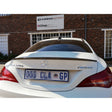W117 P style carbon fiber boot spoiler