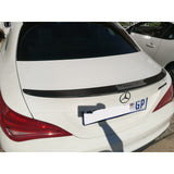 W117 P style carbon fiber boot spoiler