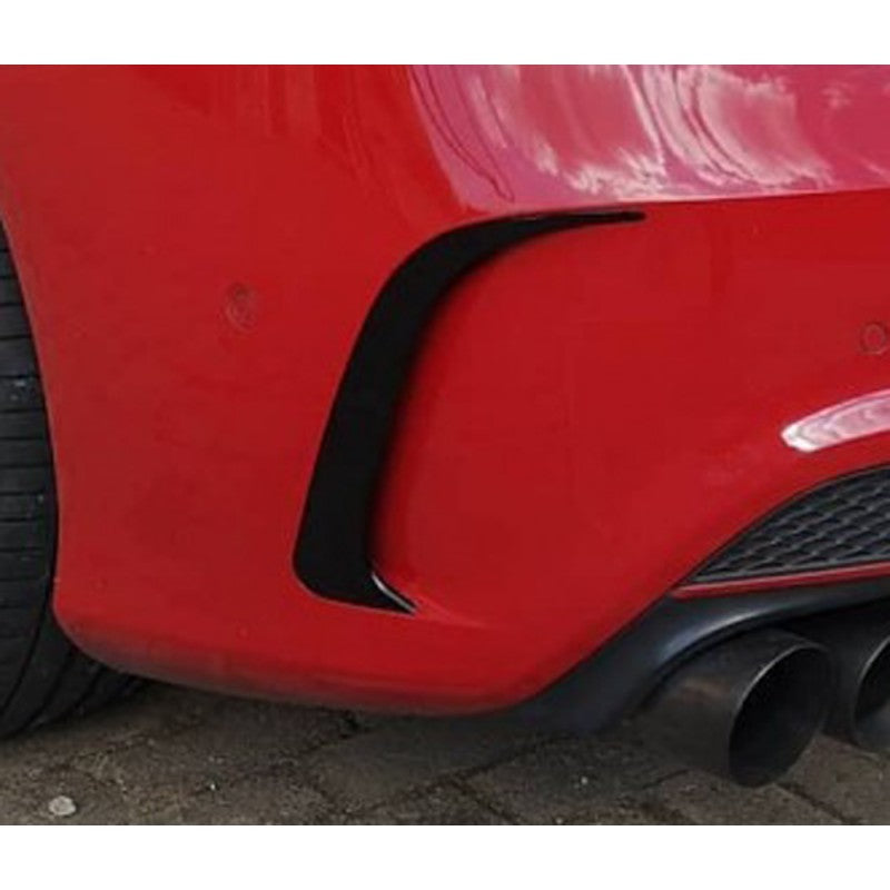 W117 rear bumper canards