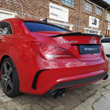 W117 V style boot spoiler