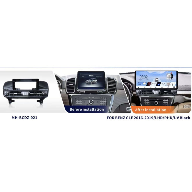 (W166) 12.3" Android Multimedia Carplay for W166 GLE16-19 NTG5.0